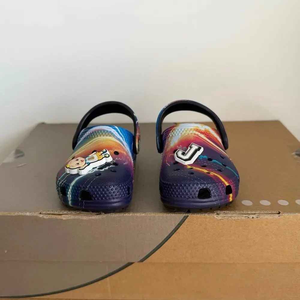 Crocs Met A Scrape Lighting Toddler Sandals- SZ 5 C